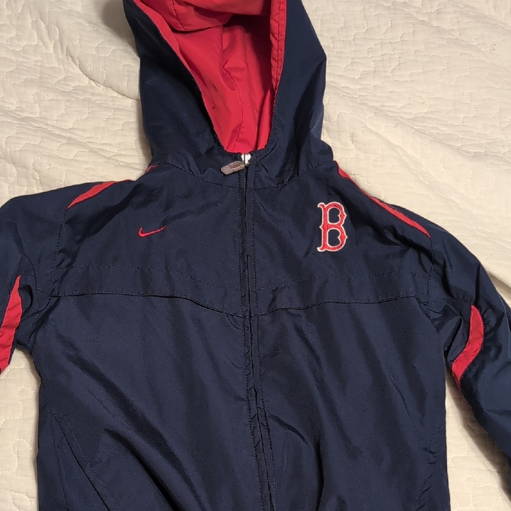 Nike Kids 3T Navy and Red Boston Red Sox Windbreaker